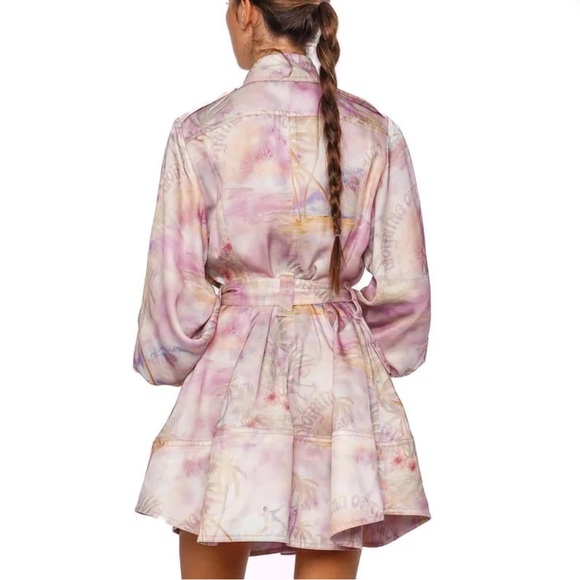 ⭐️Zimmermann Dawning Cargo Belted Mini Dress⭐️ - Picture 3 of 10